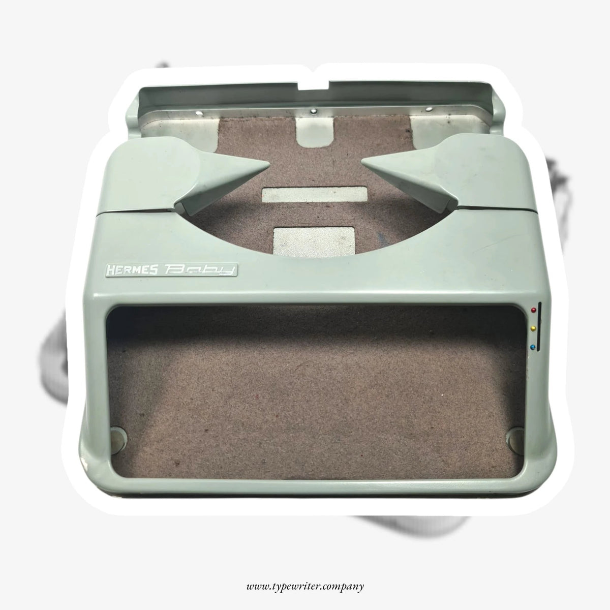 Hermes Baby Original Aluminium Chassis (Upper Part) ElGranero Typewriter.Company
