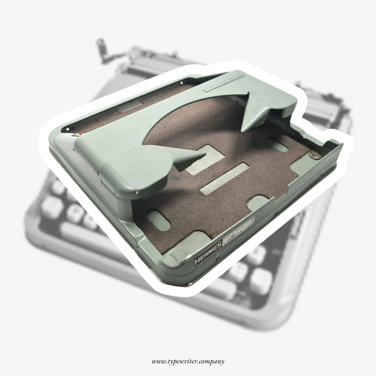 Hermes Baby Original Aluminium Chassis (Upper Part) ElGranero Typewriter.Company