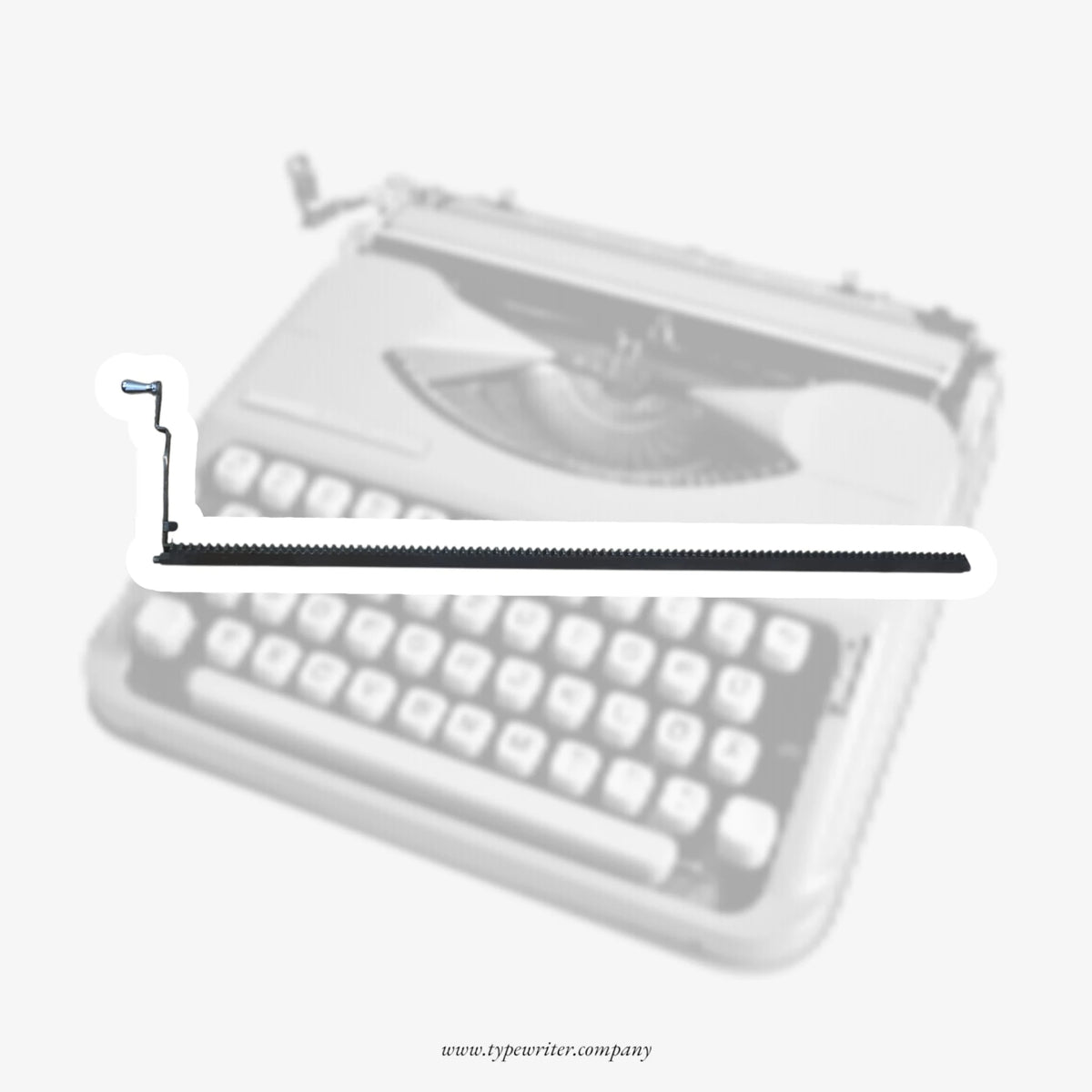 Hermes Baby/Rocket Carriage Rack with a Release Lever / Typewriter Spare Part ElGranero Typewriter.Company