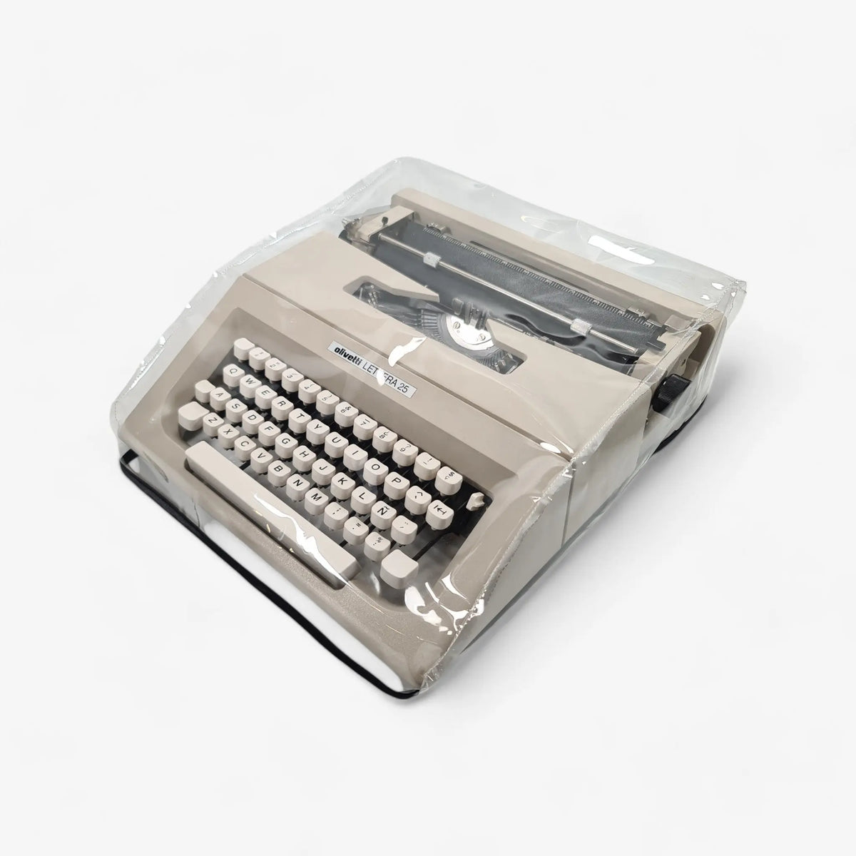 MEDIUM Transparent Typewriter Dust Cover for Olivetti Lettera 25 - ElGranero Typewriter.Company