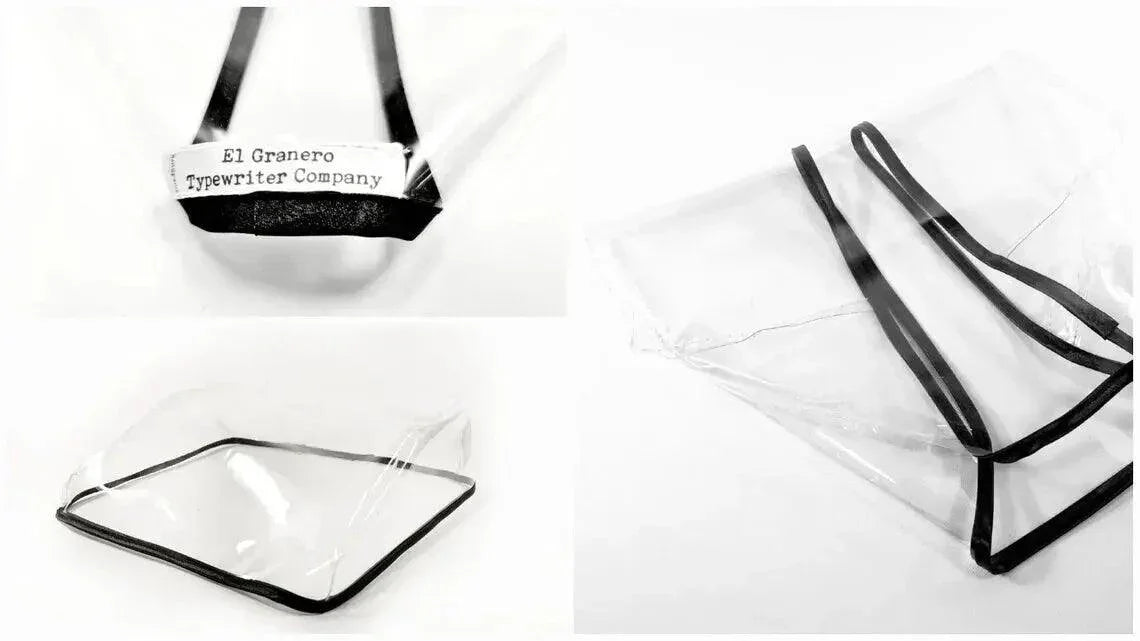 MEDIUM Typewriter Dust Cover for Olivetti MP1 / Ico Transparent - ElGranero Typewriter.Company