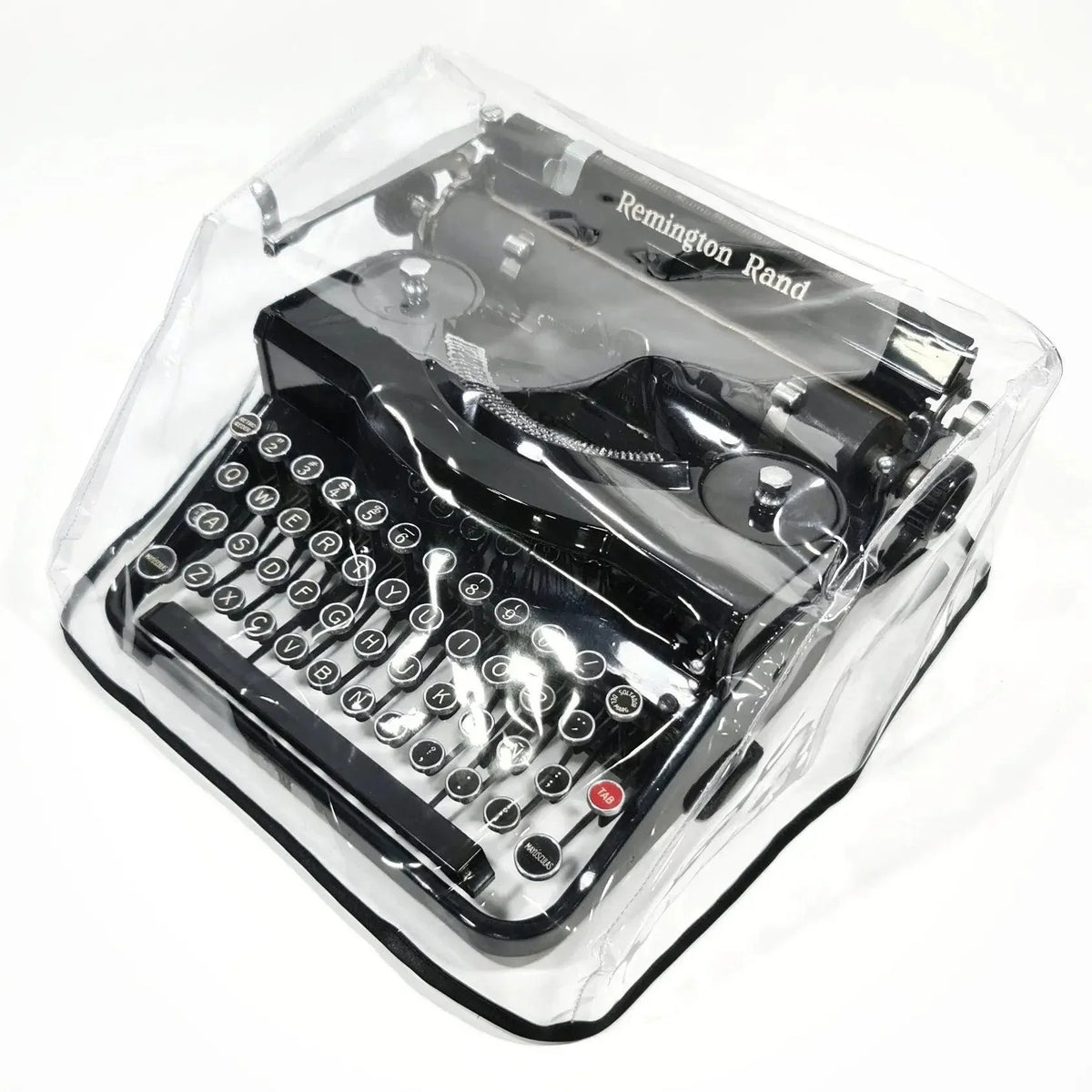 MEDIUM Typewriter Dust Cover for Remington, Transparent - ElGranero Typewriter.Company