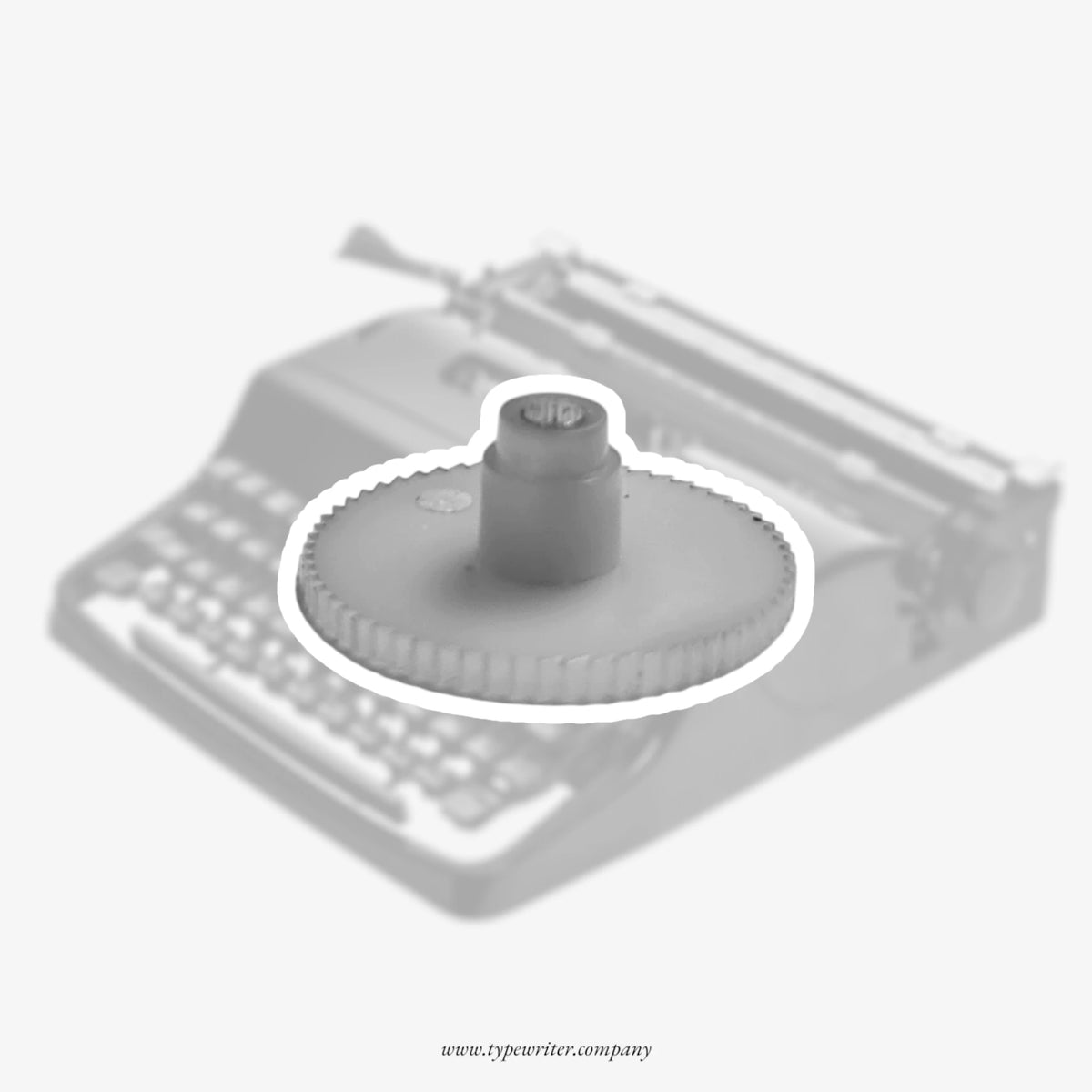 Olivetti Lettra Series, Ribbon Spool Drive Gear - Vintage Typewriter Spare Part ElGranero Typewriter.Company