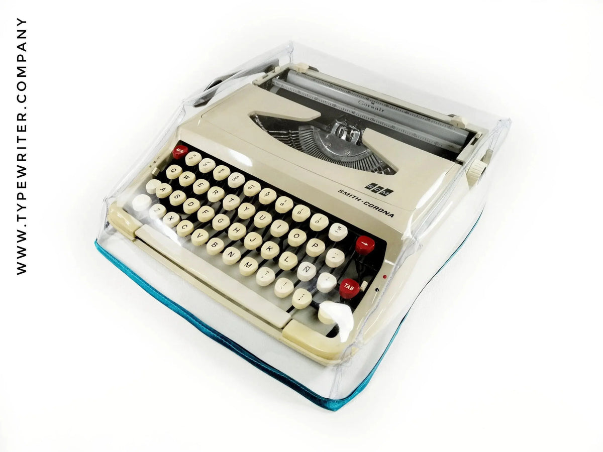 SMALL Transparent Typewriter Dust Cover for Smith Corona, Corsair - ElGranero Typewriter.Company