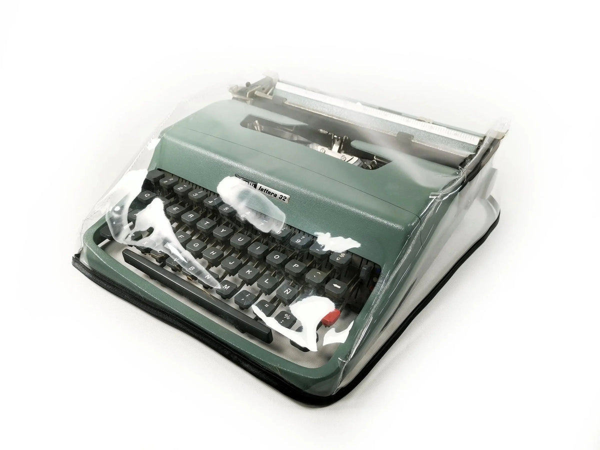 SMALL Transparent Typewriter Dust Cover for Olivetti Lettera 32 / 22 - ElGranero Typewriter.Company