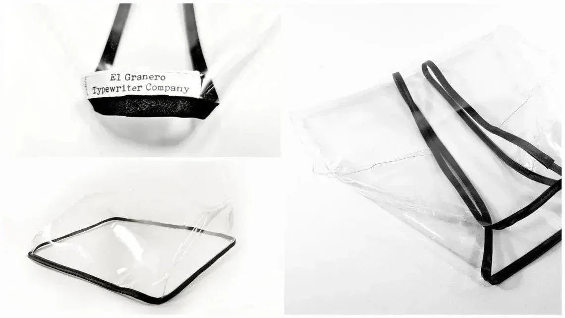 SMALL Transparent Typewriter Dust Cover for Olivetti Lettera 32 / 22 - ElGranero Typewriter.Company
