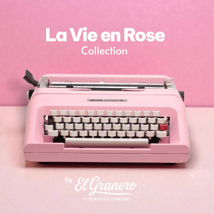 Pink-Typewriters ElGranero Typewriter.Company