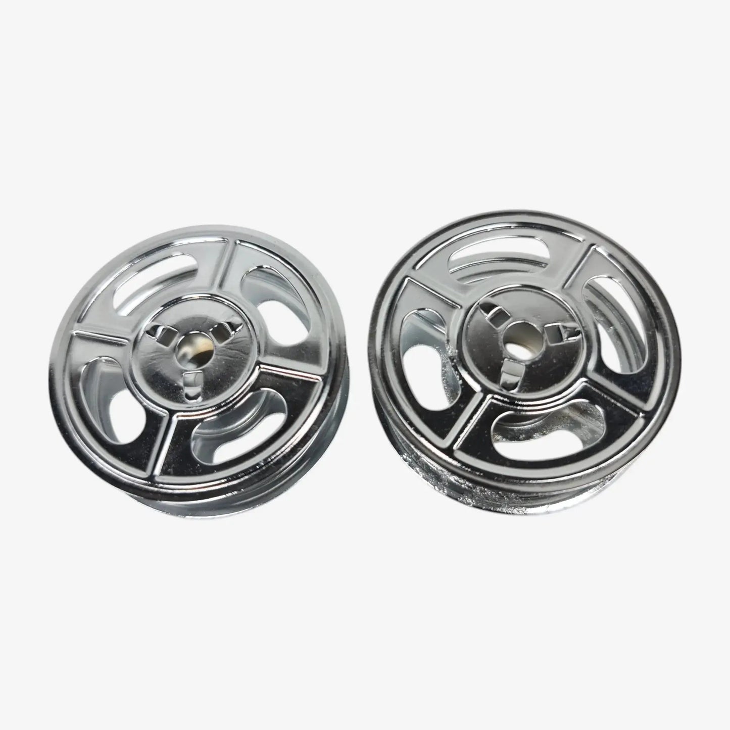 Chrome-Plated Silver Metal Ribbon Spools for Hermes Typewriters (Copy) El Granero Typewriter.Company