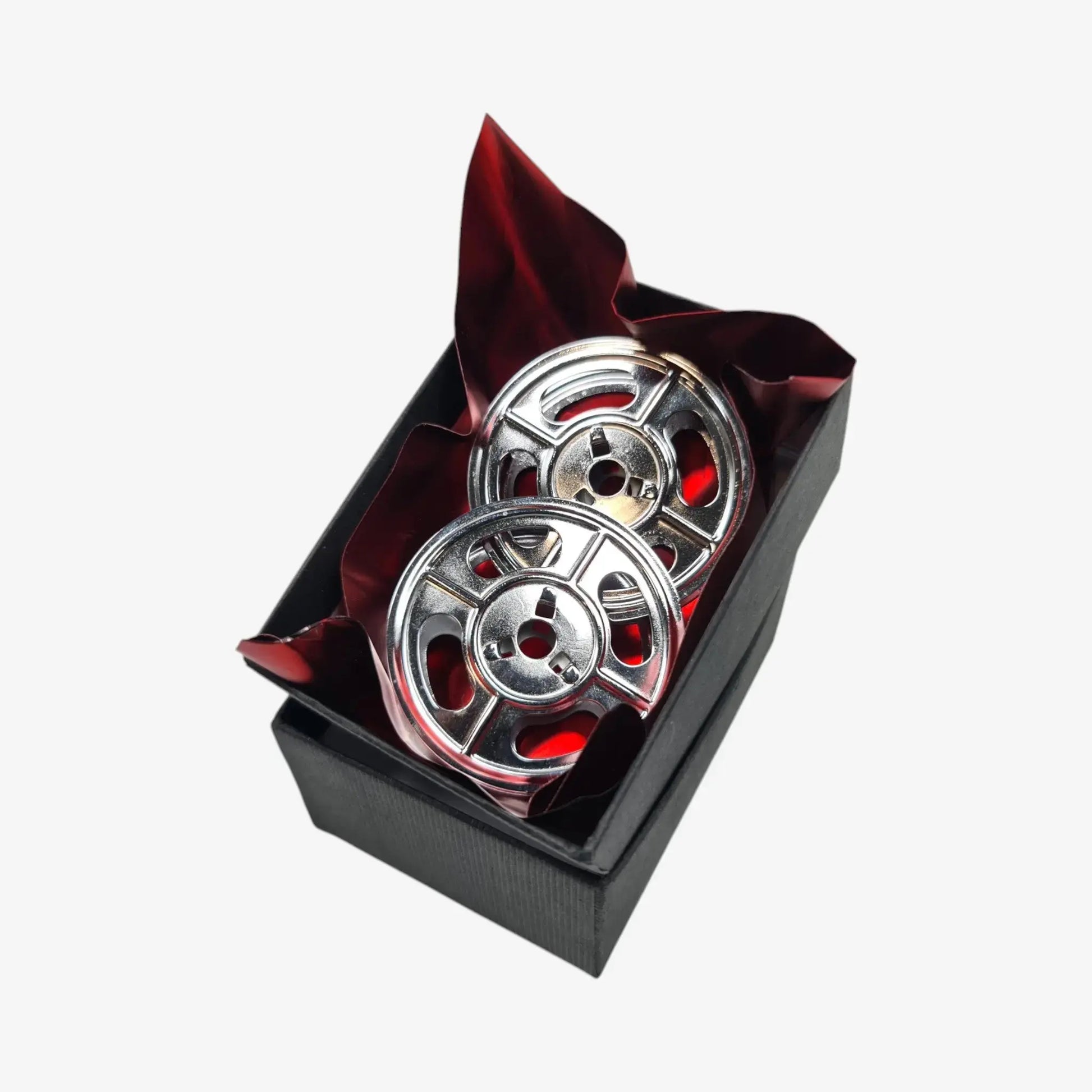 Chrome-Plated Silver Metal Ribbon Spools for Hermes Typewriters (Copy) El Granero Typewriter.Company