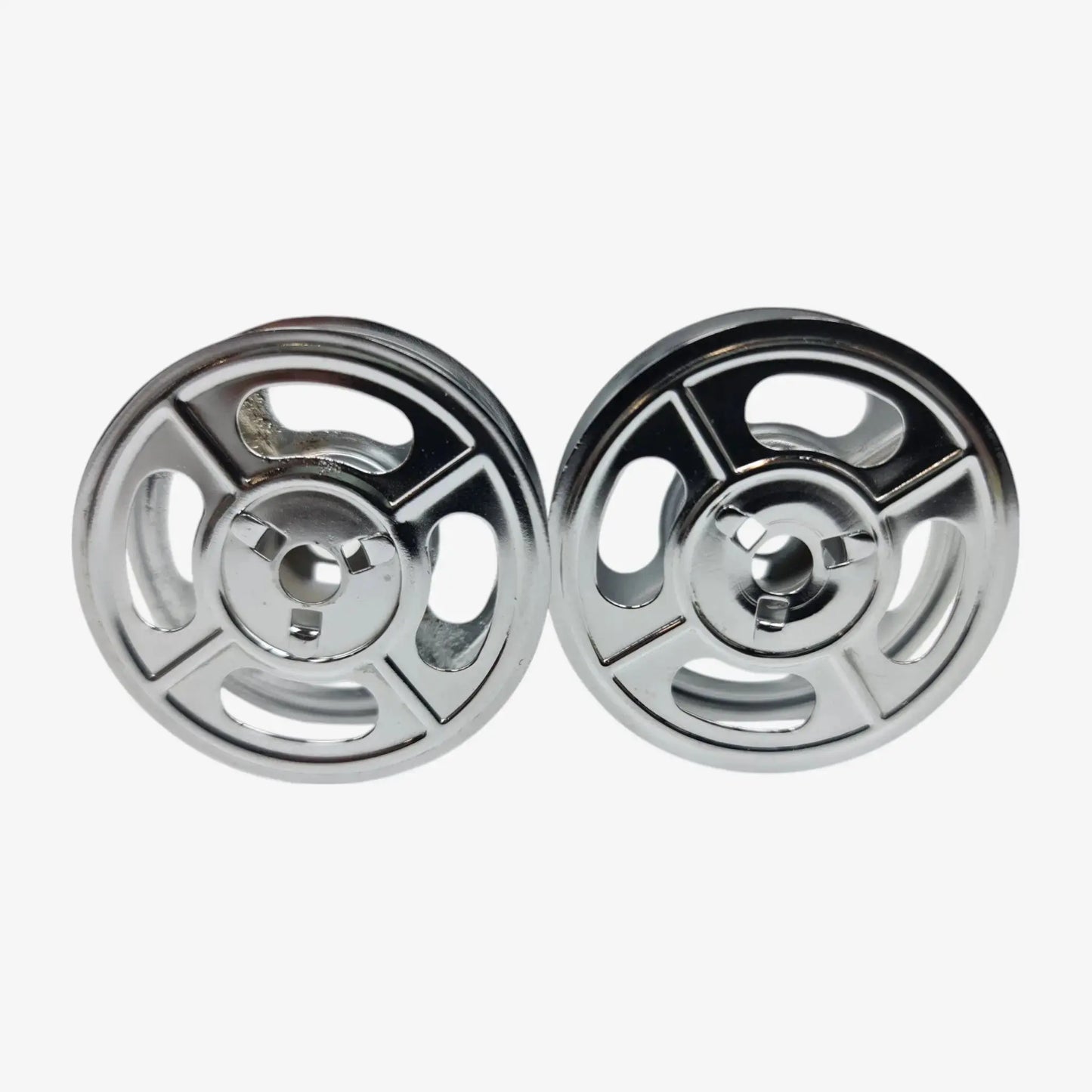 Chrome-Plated Silver Metal Ribbon Spools for Hermes Typewriters (Copy) El Granero Typewriter.Company