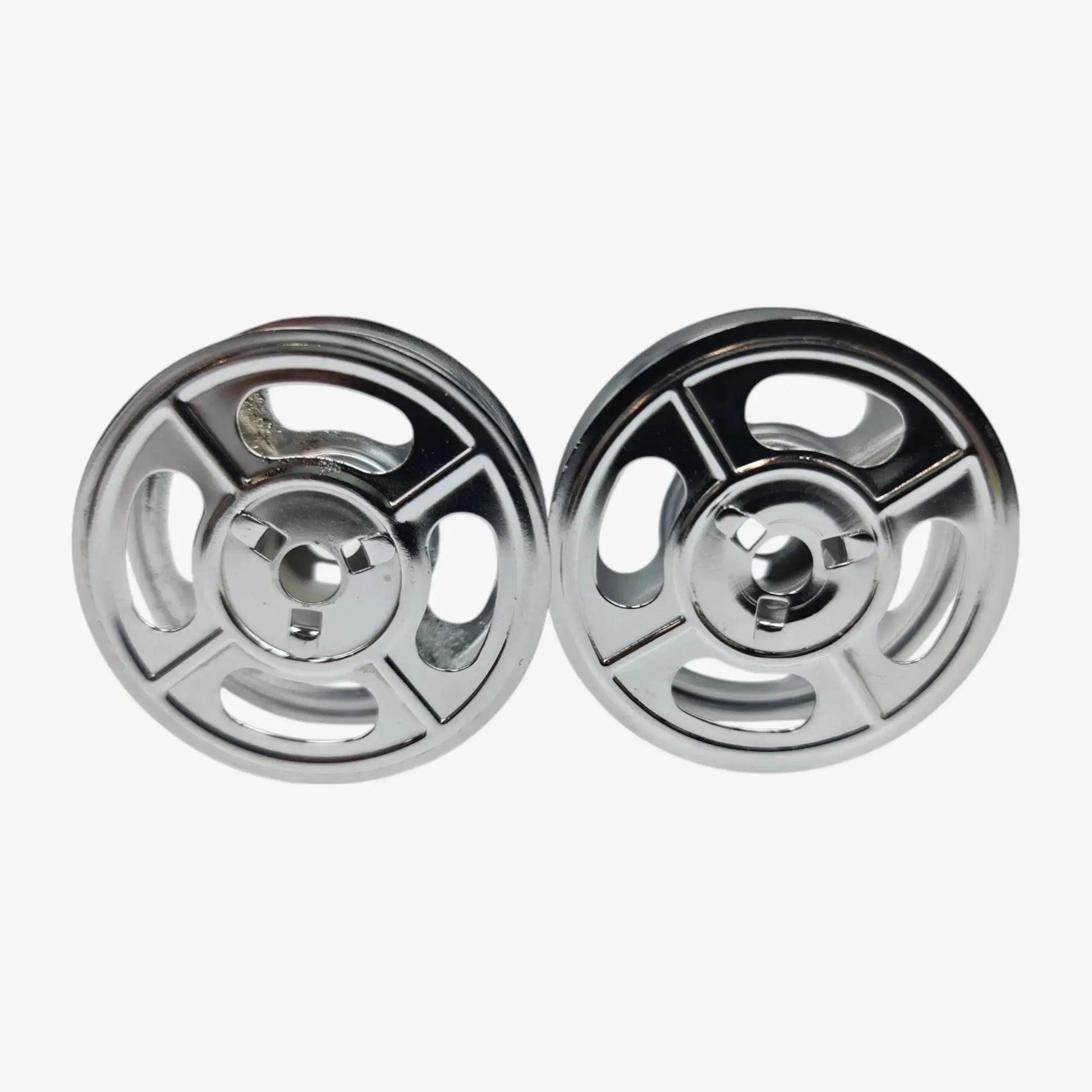 Chrome-Plated Silver Metal Ribbon Spools for Hermes Typewriters (Copy) El Granero Typewriter.Company