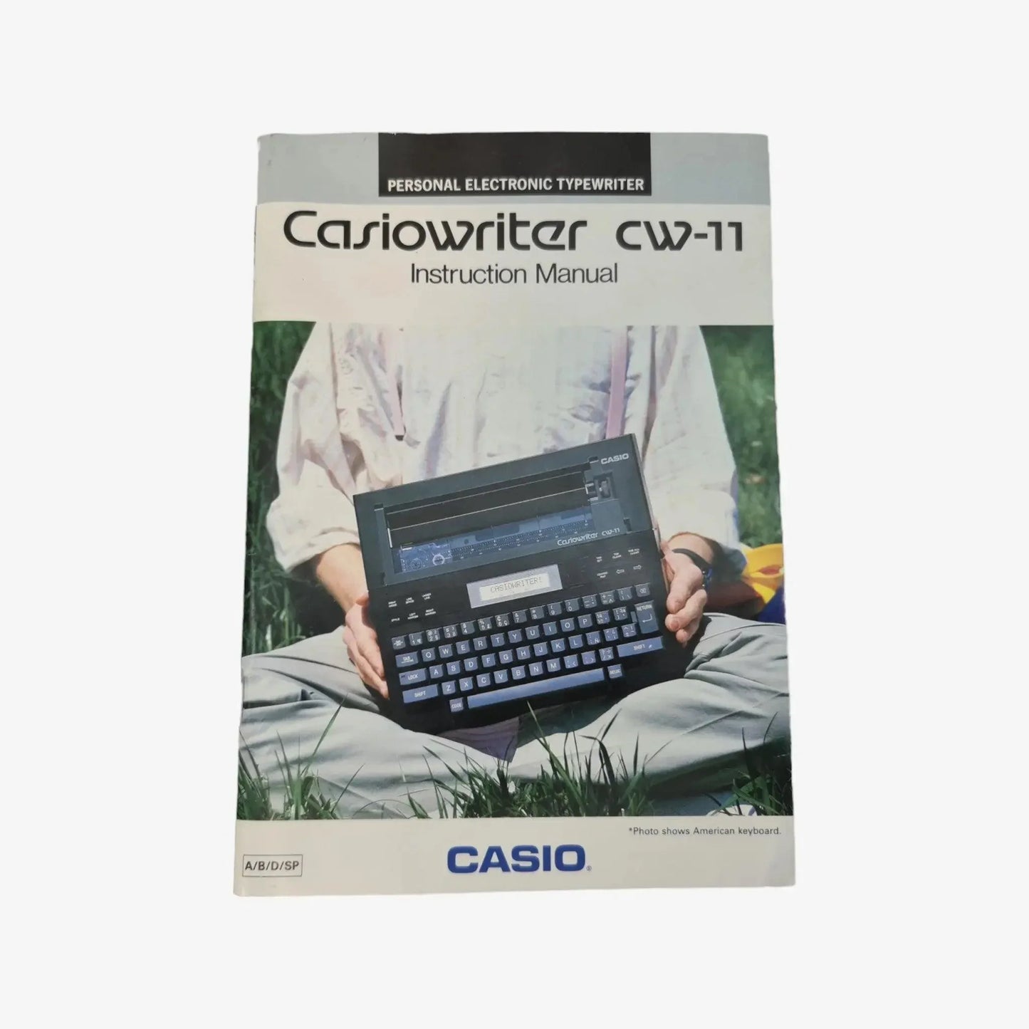 Electric Typewriter CasioWriter CW-11, Vintage - ElGranero Typewriter.Company