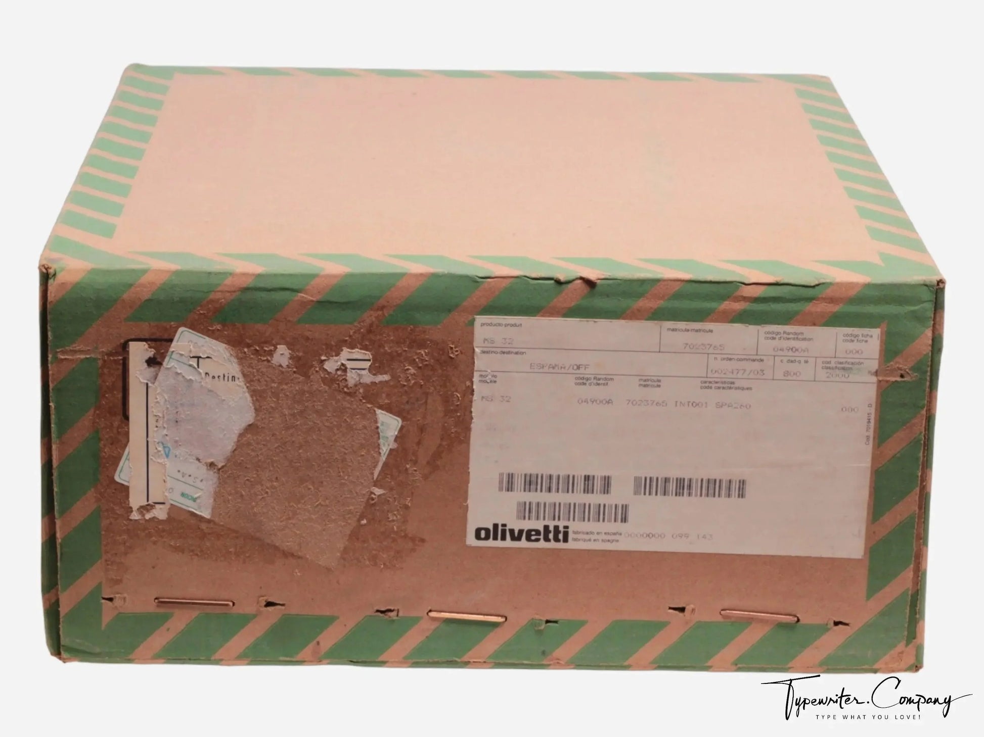 Extremely Rare Never Unboxed New Olivetti Lettera 32 - ElGranero Typewriter.Company