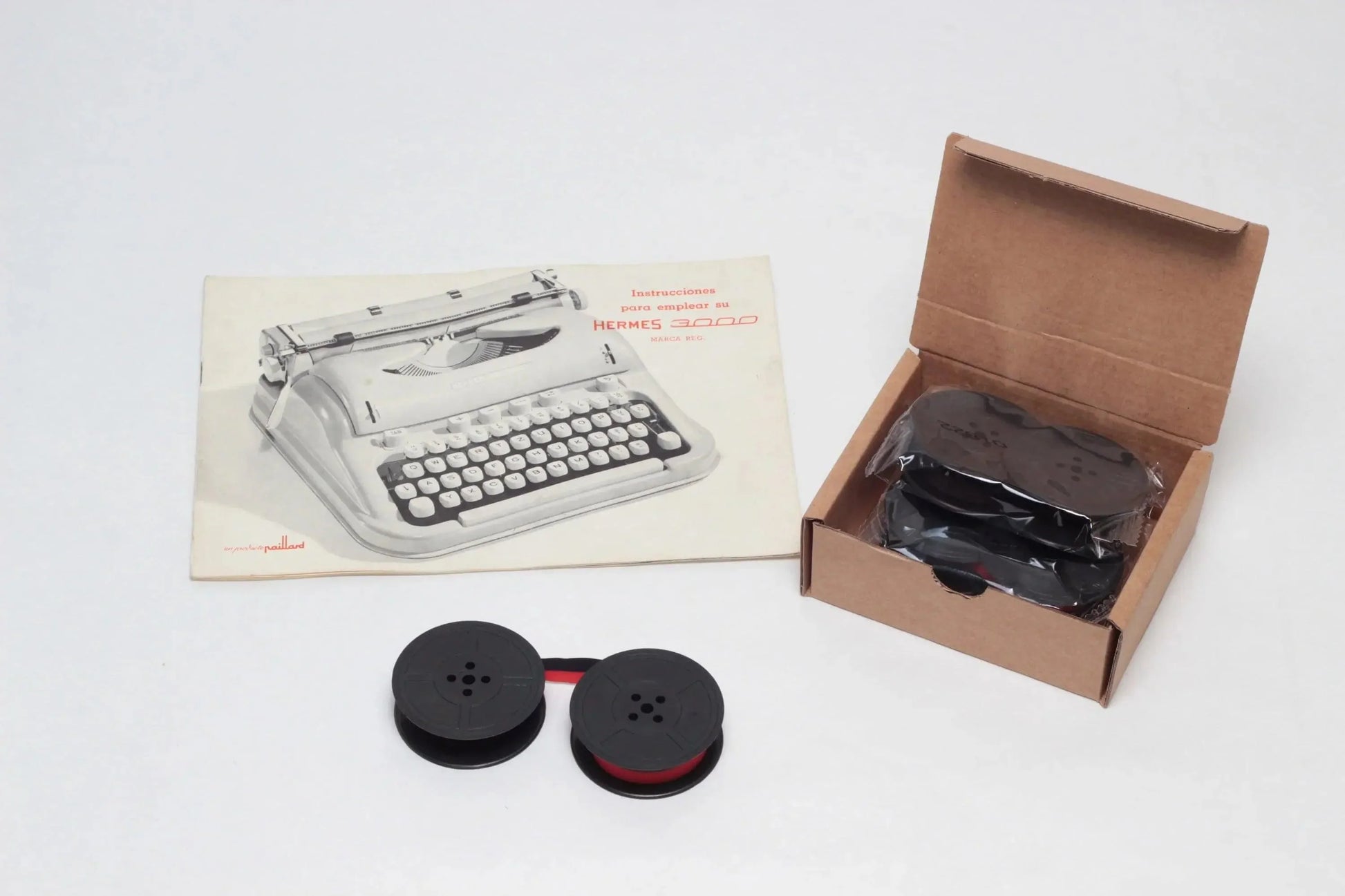 New Universal Typewriter Ink Ribbon for Hermes 3000 (round top) - ElGranero Typewriter.Company