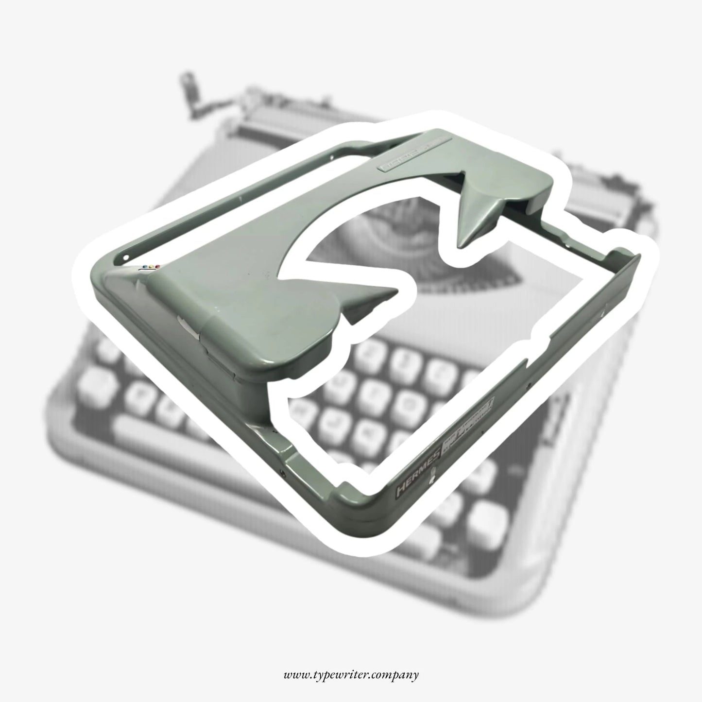 Hermes Baby Original Aluminium Chassis (Upper Part)  ElGranero Typewriter.Company