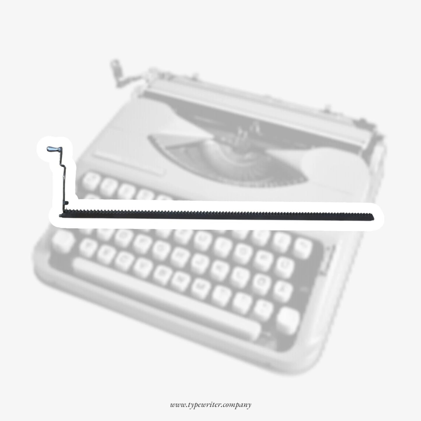 Hermes Baby/Rocket Carriage Rack with a Release Lever / Typewriter Spare Part  ElGranero Typewriter.Company