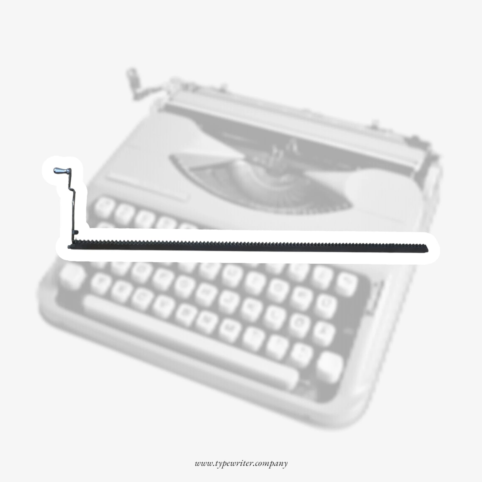 Hermes Baby/Rocket Carriage Rack with a Release Lever / Typewriter Spare Part  ElGranero Typewriter.Company