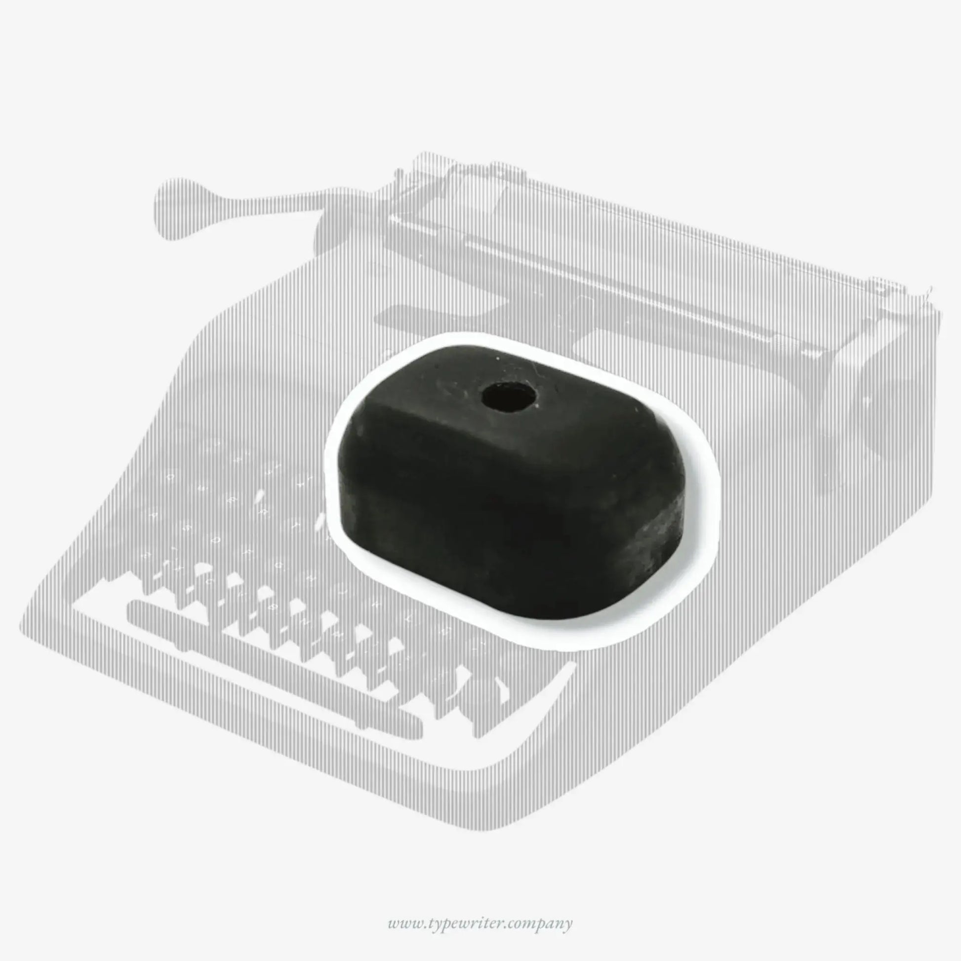 Olivetti Studio 44 Rubber Foot, Original Typewriter Spare Part - ElGranero Typewriter.Company