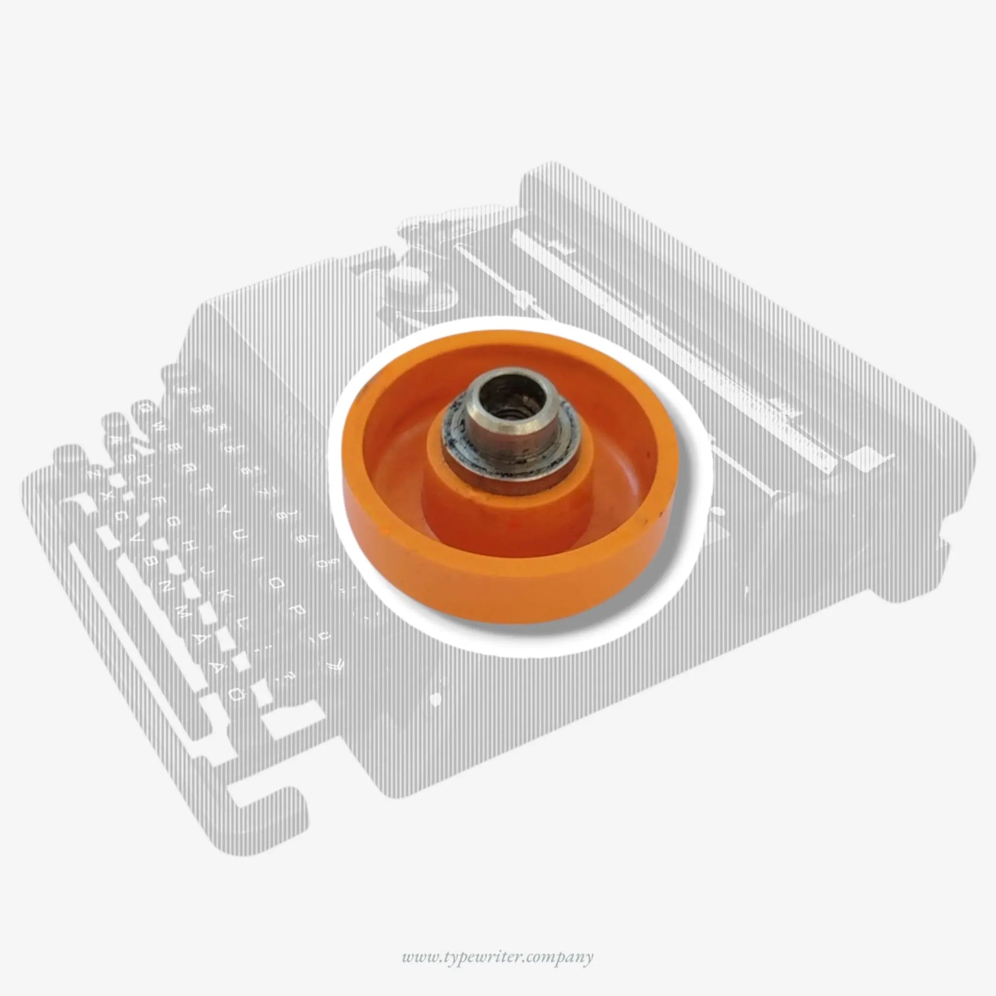 Olivetti Valentine Spool Nut Covers, Original Typewriter Spare Part - ElGranero Typewriter.Company