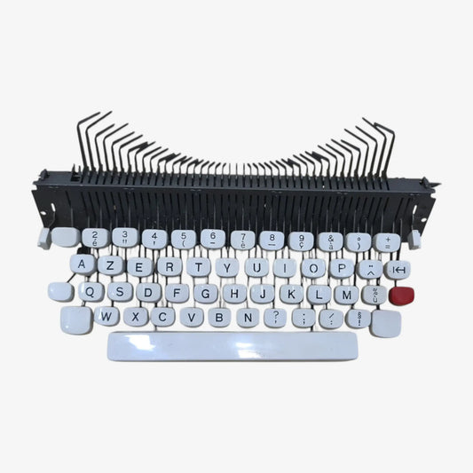Original Olivetti Lettera 35 Typewriter Keyboard AZERTY - El Granero Typewriter.Company