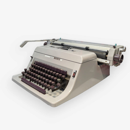 Olivetti Linea 88 Gris, máquina de escribir manual estándar vintage, revisada