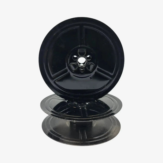 Original Vintage Black Metal Ribbon Spools for German Typewriters DIN 2103 El Granero Typewriter.Company